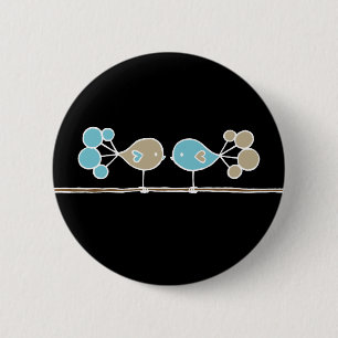 Circletail Birds Button