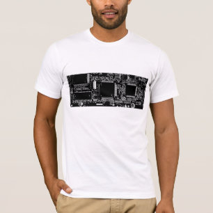 Circuit B&W  t-shirt white