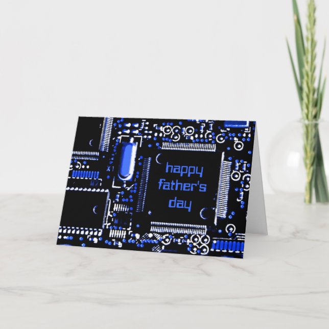 Circuit Blue 2 'Father's Day' greetings card (Front)
