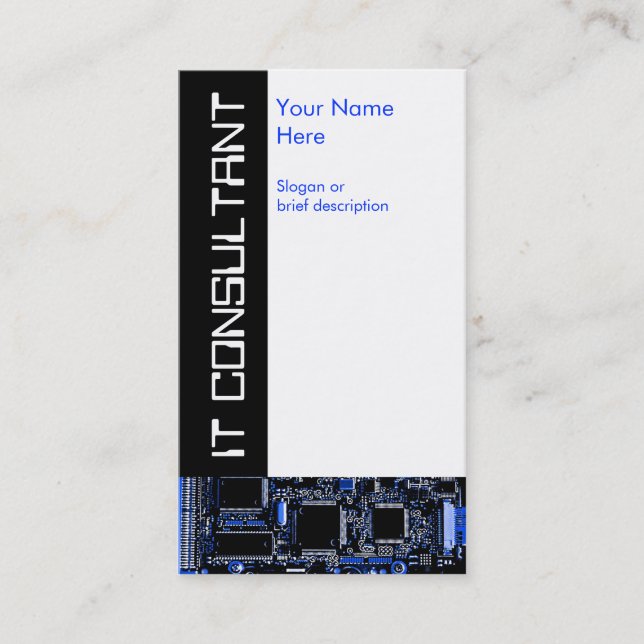 Circuit Blue 2 'IT Consultant' business card (Front)