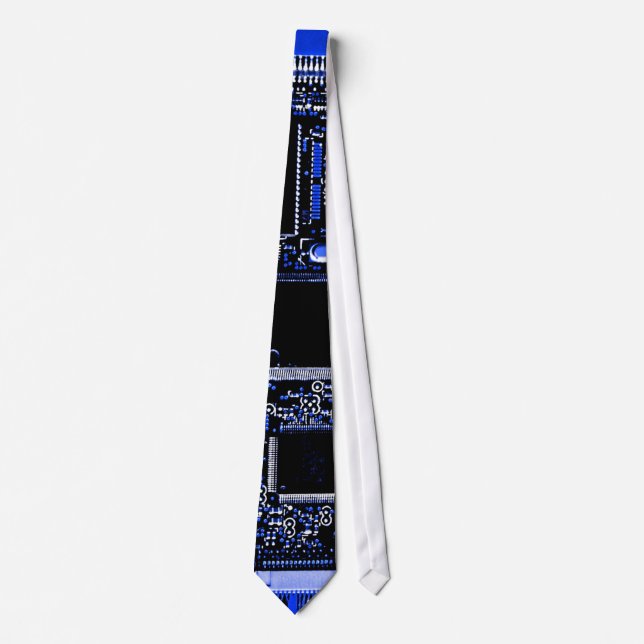 Circuit Blue 2  tie (Front)