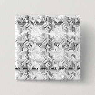 Circuit Board 15 Cm Square Badge