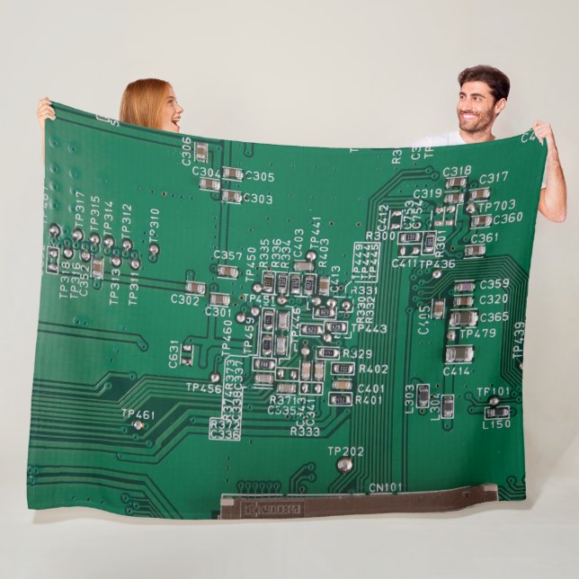 CIRCUIT BOARD 2 FLEECE BLANKET (In Situ)