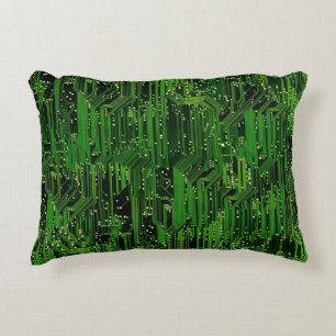 Circuit board background decorative cushion