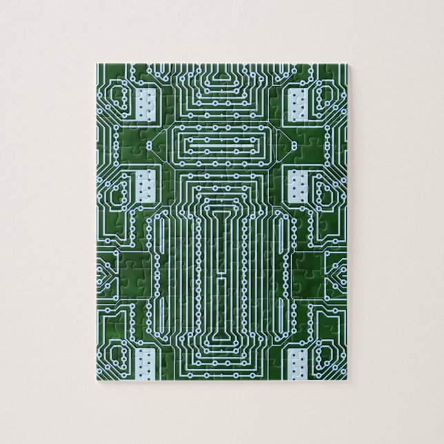 Circuit Board Background Jigsaw Puzzle (Vertical)