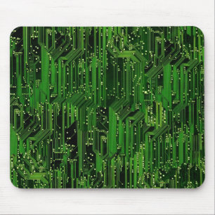 Circuit board background mouse pad