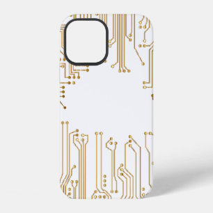 Circuit board background wallpaper iPhone 12 case