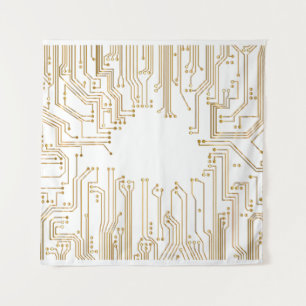 Circuit board background wallpaper tapestry