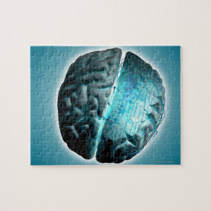 Circuit Board Brain 2 Jigsaw Puzzle