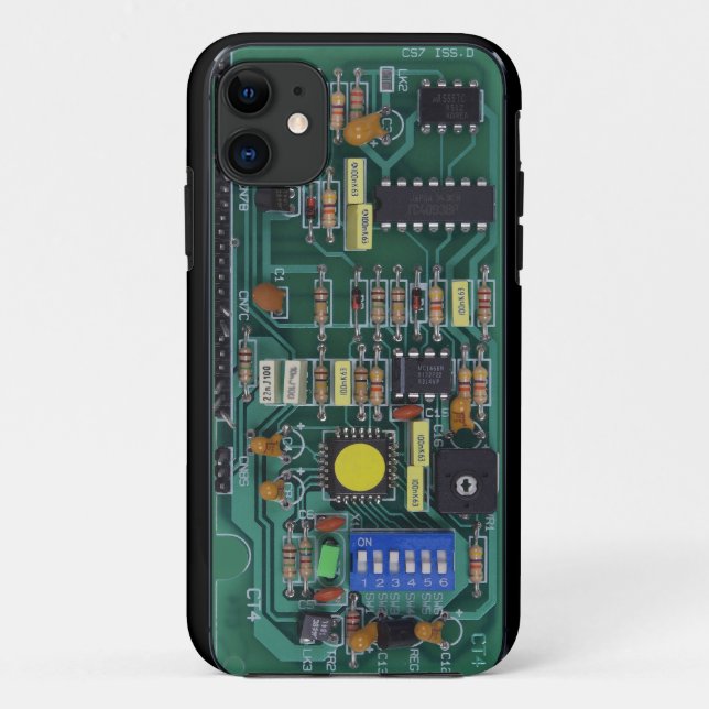 Circuit Board Case-Mate iPhone Case (Back)