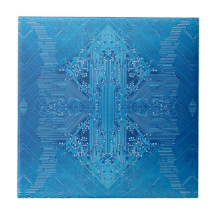 Circuit board ceramic tile