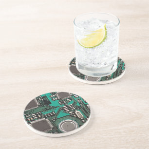 Circuit board coaster