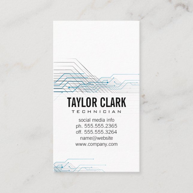 Circuit Board Component Business Card (Front)
