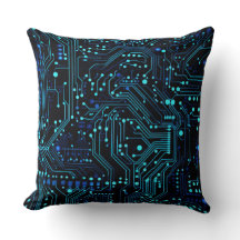 Circuit Board design illustration Cushion