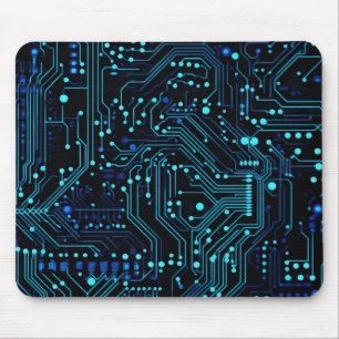 Circuit Board design illustration Cushion Mouse Pad