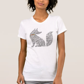 Circuit Board Dog illustration T-Shirt