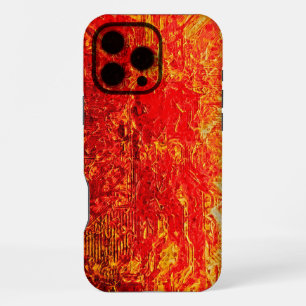 Circuit Board Fiery Explosion iPhone 16 Pro Max Case