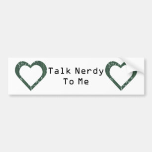 Circuit board Heart Bumper Sticker