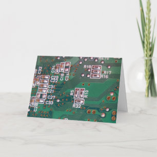 Circuit Board Invitation Card