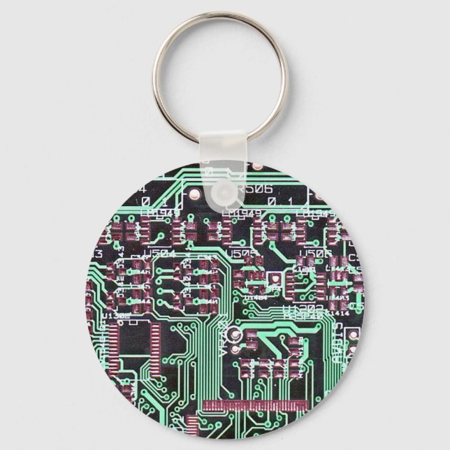 Circuit Board Keychain (Front)