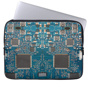 Circuit board laptop sleeve