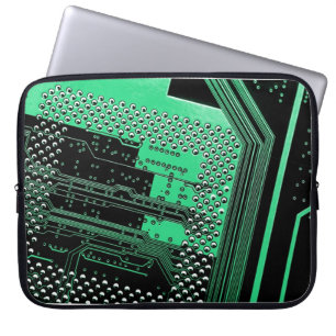 Circuit Board Neoprene Laptop Sleeve 15 inch