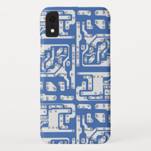 Circuit board pattern iPhone XR case