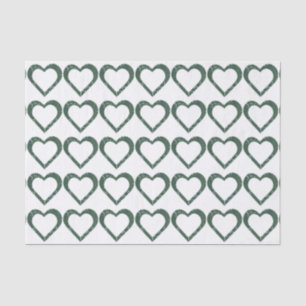 Circuit board Pattern Heart Tissue Paper