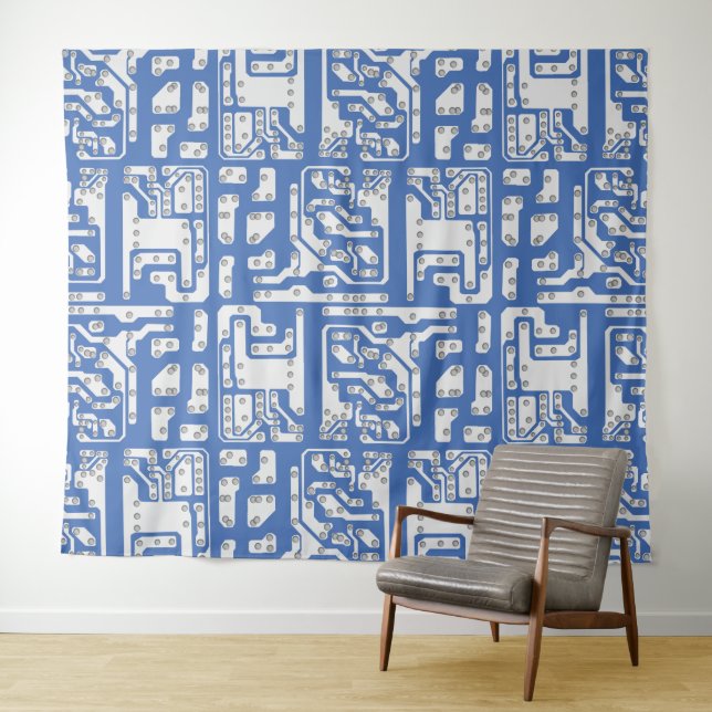 Circuit board pattern tapestry (In Situ (Horizontal))