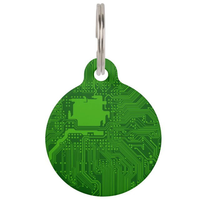 Circuit Board Pet Tag (Front)