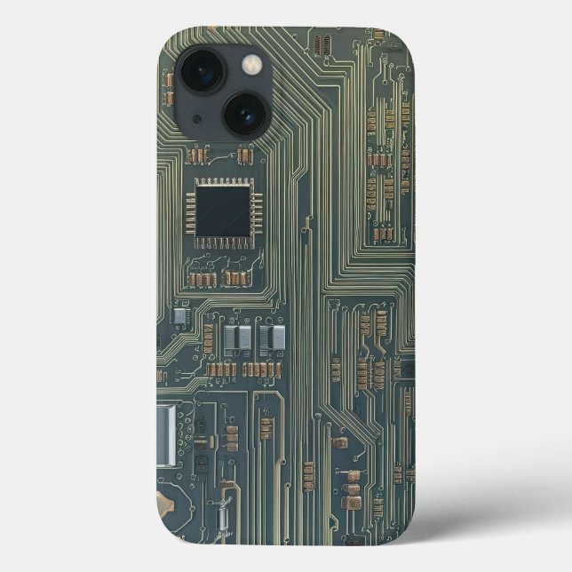 Circuit Board Phone Case (Back)