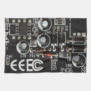 Circuit Board Tea Towel