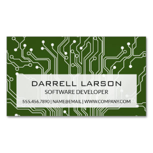 Circuit Board Technology Magnetic Business Card