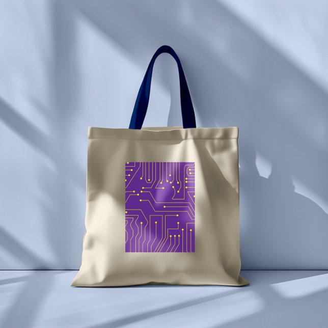 Circuit Board Tote Bag (Creator Uploaded)