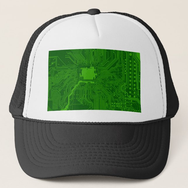 Circuit Board Trucker Hat (Front)