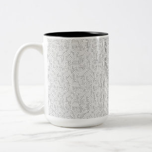 Circuit Board Two-Tone Coffee Mug