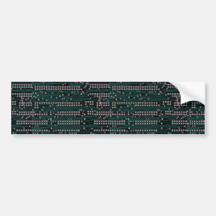 Circuit board wiring bumper sticker