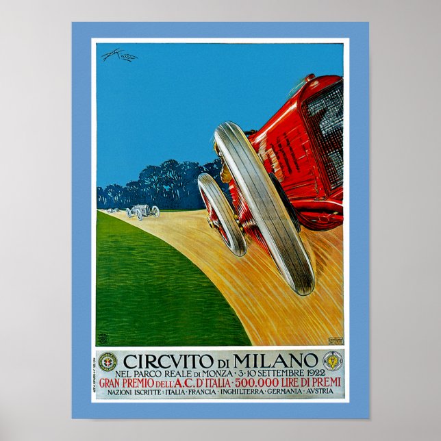 Circuit di Milano Poster (Front)