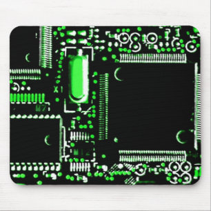 Circuit Green 2 mouspad Mouse Pad