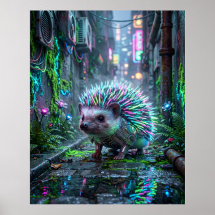 Circuit Hedgehog Alley Garden Poster