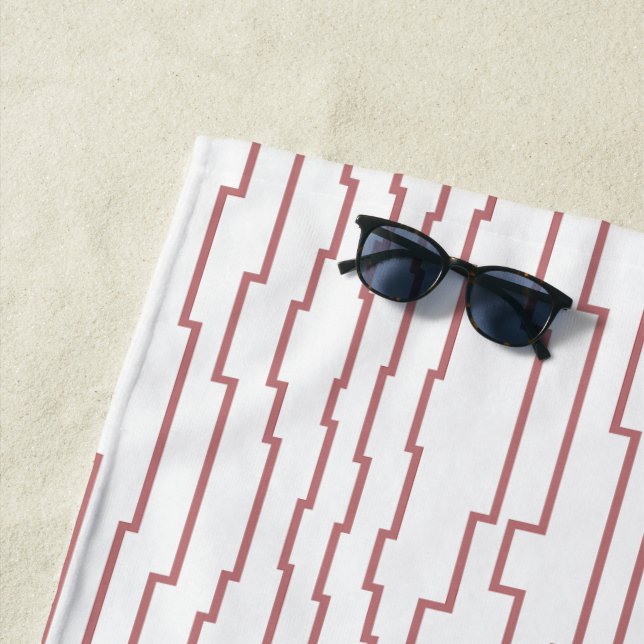 Circuit Lines  Beach Towel (In Situ)
