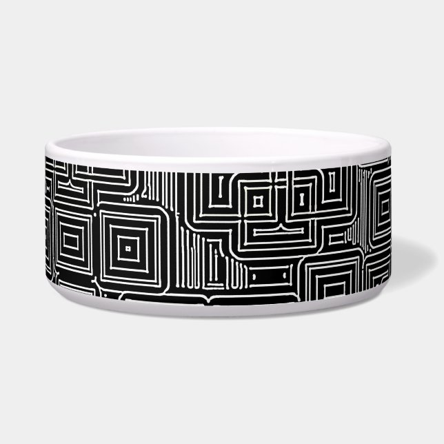 Circuit Maze Pet Bowl (Front)