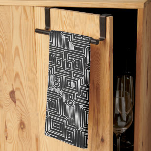 Circuit Maze Tea Towel