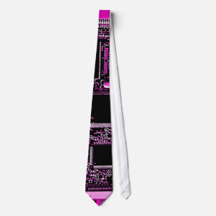 Circuit Pink tie