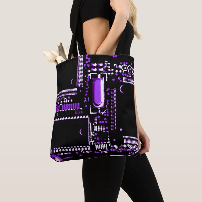 Circuit Purple 2 all over tote bag (Close Up)