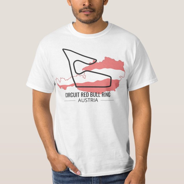 Circuit Redbull Ring formula 1 T-shirt (Front)