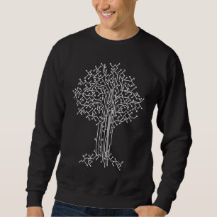 Circuit Tree Computer Programming Code Tree IT Dev Sweatshirt