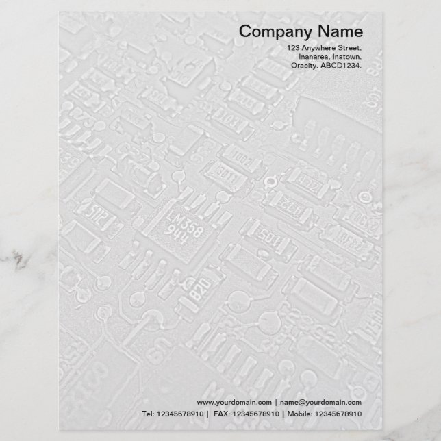 Circuitry Personalised Letterhead (Front)