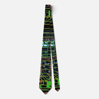 circuits circuit board illustrated colour on blac tie