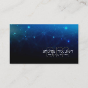 Circuits Monogram Programmer Engineer Technical Business Card